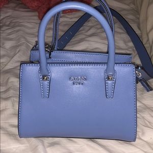 blue guess bag